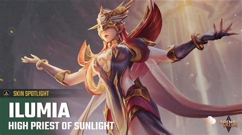 Skin Spotlight High Priest Of Sunlight Ilumia Arena Of Valor TiMi