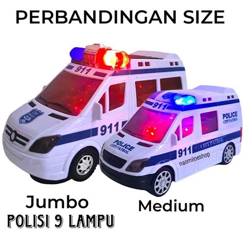 Jual Ambulan Lampu Mainan Mobil Full Lampu Ambulance Hospital D