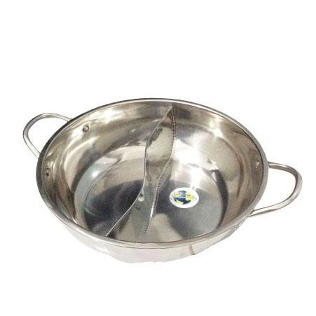 Jual Panci Hotpot Panci Shabu Sekat Panci Shabu Hot Pot Sekat Tutup Kaca Steamboat Suki Panci