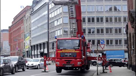 Feuerwehr Hamburg Teleskopmastfahrzeug Tmf Feuerwache Innenstadt