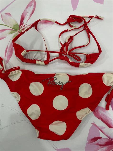 Polka Dot Red Bikini Women S Fashion Swimwear Bikinis Swimsuits On Carousell