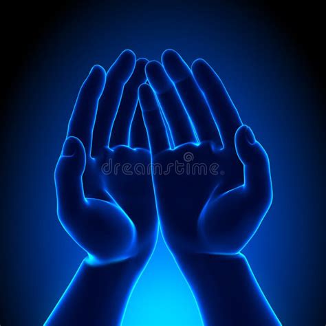 Blue Hands Stock Illustration Illustration Of Healthy 32283941