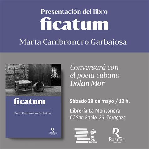 Ficatum Presentaci N Recital La Montonera Librer A