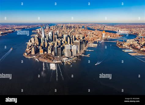 New York Manhattan aerial Stock Photo - Alamy