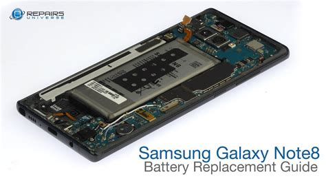 Samsung Galaxy Note8 Battery Replacement Guide Repairsuniverse Youtube