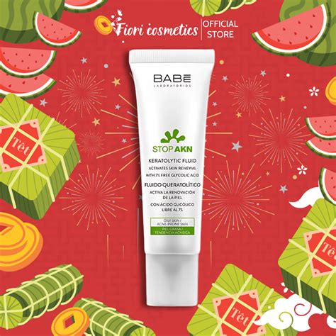 Dung D Ch T Y T B O Ch T Babe Stop Akn Keratolytic Fluid Ml Shopee Vi T Nam
