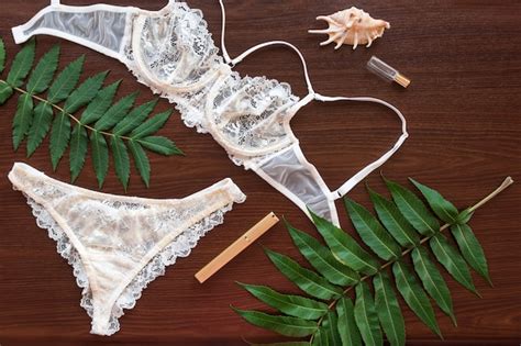 Premium Photo Set Of Glamorous Stylish Sexy Lace Lingerie Lying On