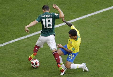 Fifa World Cup Brazil Vs Mexico Round Of In Pics