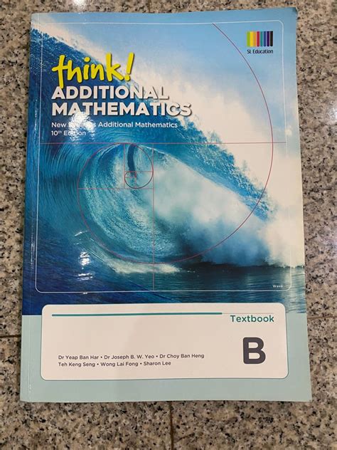 Think Additional Mathematics Textbook B O Level Hobbies Toys