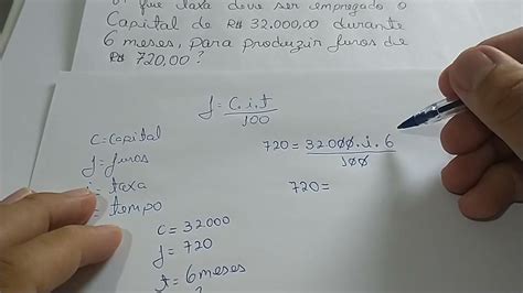 A Que Taxa Deve Ser Empregado O Capital De R 32 000 00 Durante 6 Meses