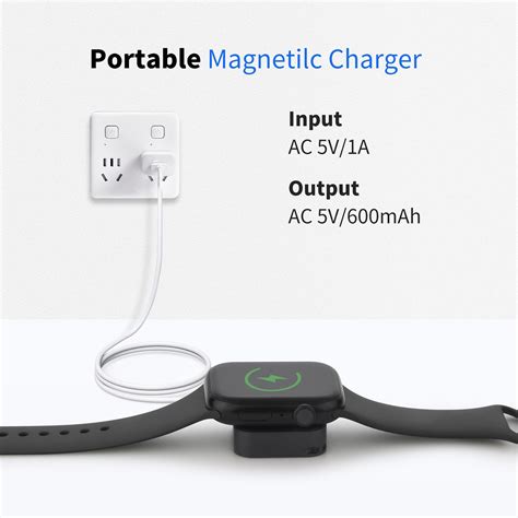 Lovandare Magnetic Charger Adapter For Apple Watch Reuse Usb C Or