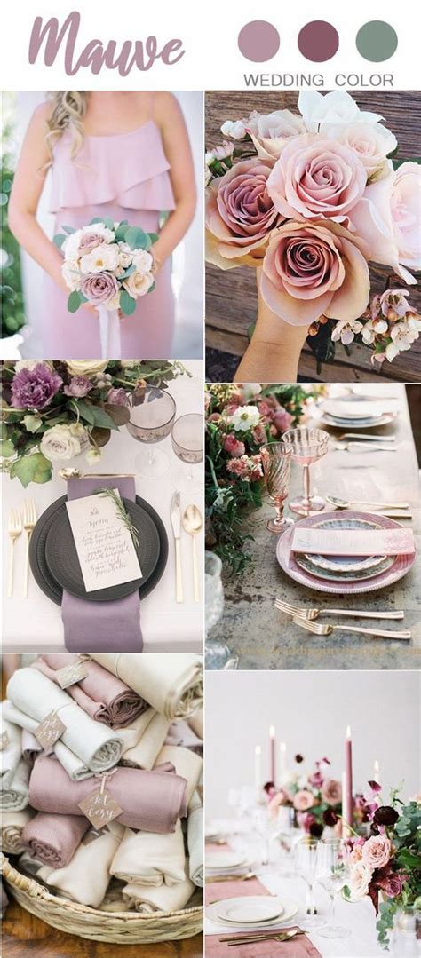 100 Must See Hottest Mauve Wedding Decorations MAUVE Wedding Bouquets