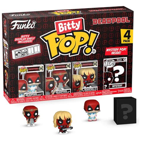 Funko Bitty POP Marvel Deadpool Sleepover 4 Pack Smyths Toys Nederland