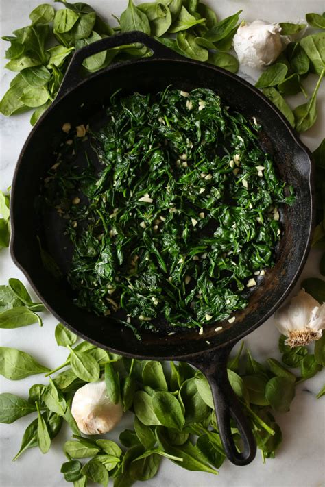 Sautéed Garlic Spinach Our Best Bites