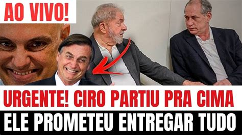 AO VIVO CIRO ACABA DE ENTREGAR LULA E IFOOD FICA PRÓXIMO DE AGIR