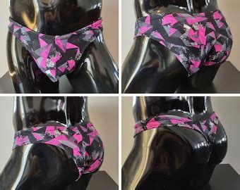 Desert Snake Men S Swim Bikini Brief Half Back Cheeky Thong By Rayze Formerly Nutshack Etsy