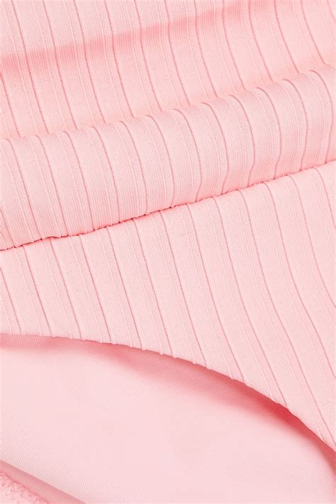 Melissa Odabash Bel Air Ruched Ribbed Mid Rise Bikini Briefs The Outnet