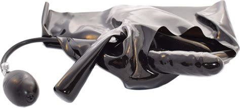 Amazon Rubberfashion Latex Thong Short Latex Pants With Penis Sheath And Inflatable Dildo