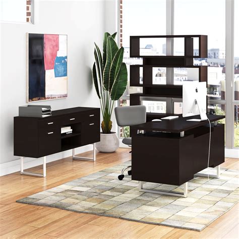 Desk And Credenza Set - Foter