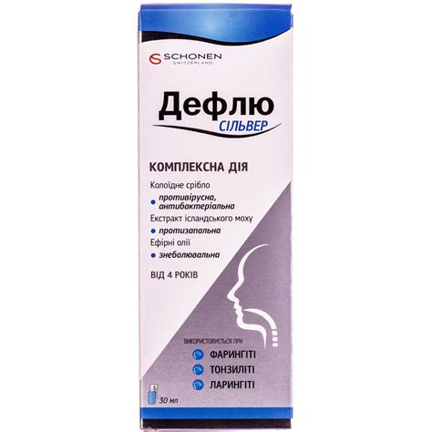 Отзывы про Дефлю Сильвер лосьон-спрей для горла 30 мл (4820190330048 ...