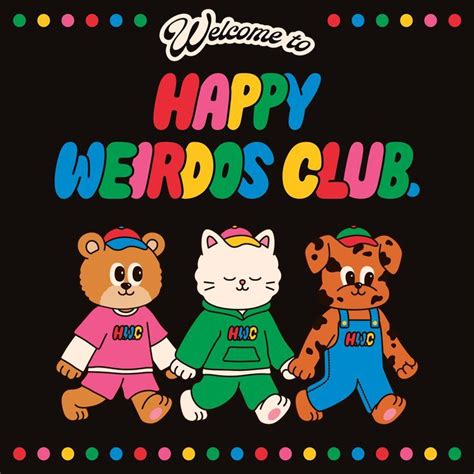 Happy Weirdos Club Branding Ver By Liz Yoo