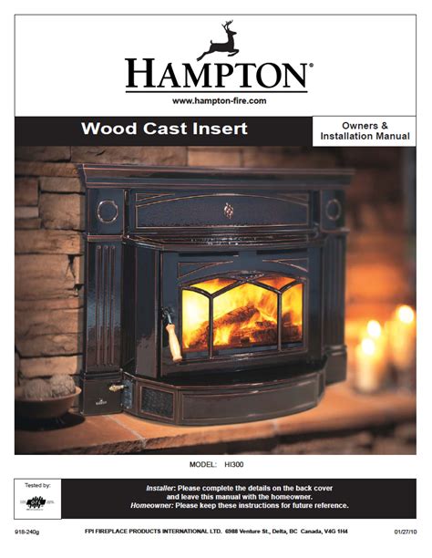 Hampton Hi300 User Manual Woodhhi300ws