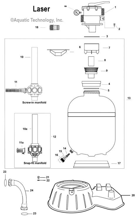 Jacuzzi Laser Sand Filter Replacement Parts