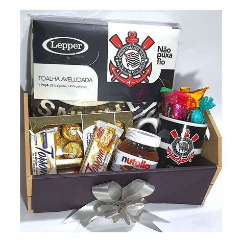 Presente Futebol - Cesta de Presente Luxo Times de Futebol Escolha seu Time - Cesta de ...