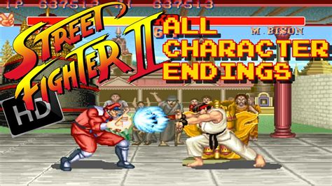 Street Fighter All Endings Arcade Version World Warriors Hd Upscale