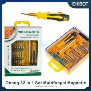 Obeng 32 In 1 Set Multifungsi Magnetic Mini Tool Kit Screwdriver