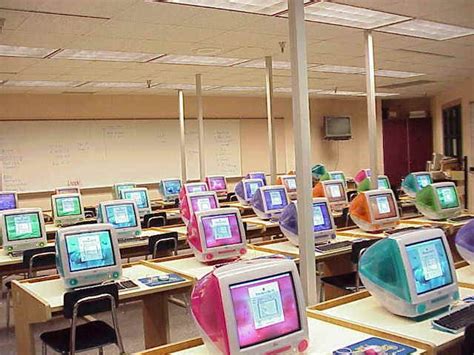 Colorful Elementary Computer Labs In The 90s