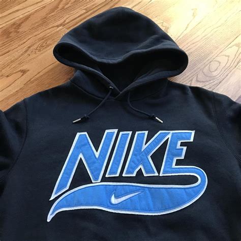 Vintage Nike Hoodie Mens Medium Big Wool Tail Sweep Depop