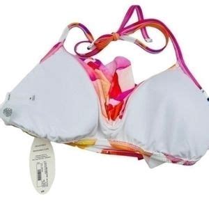 Mynah Swim Mynah Bikini Top Nwt Women Extra Extra Large Tropical Pink White Poshmark