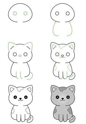 Como Dibujar Un Gato Facil Y Realista Paso A Paso Tutorial Como