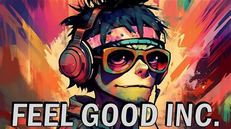 Feel Good Inc Gorillaz But Every Lyric Is An Ai Generated Image