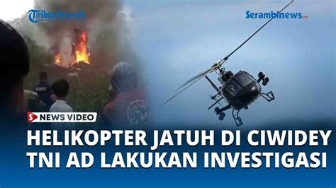 Helikopter Jatuh Di Ciwidey Lima Awak Selamat Hingga Tni Ad Lakukan