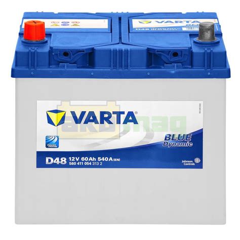 Аккумулятор Varta 60Ah D48 Blue Dynamic купить В наличии