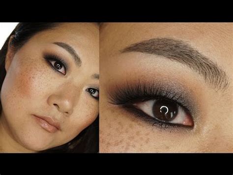 Smoky Eyes Feat Urban Decay Naked Smoky Palette On Asian Monolid Eyes