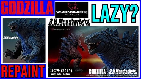 New S H Monsterarts Godzilla Night Color Edition Youtube