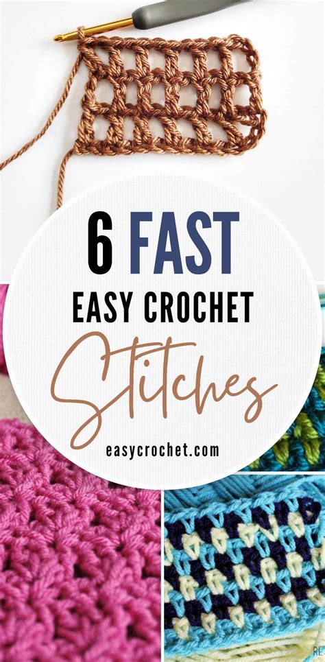 The Fastest Crochet Stitches - Easy Crochet Patterns