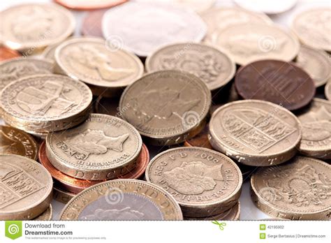 British Coin Currency Editorial Photography Image Of Closeup 42195902