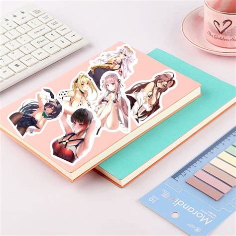 Calcoman As De Anime Sexy Waifu Hentai Pin Up Girl Laptop Equipaje Tel Fono Adhesivo De