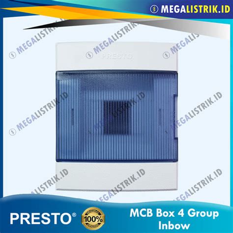 Jual Presto Fuse Box MCB 4 Group Inbow Rumah MCB Isi 4 Grup IB