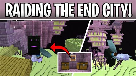 Minecraft 1 16 The End City Elytra Wings YouTube