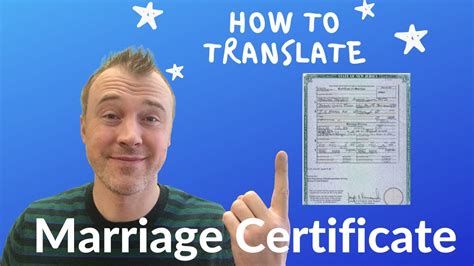 How To Translate A Marriage Certificate Quick And Easy Way 2022