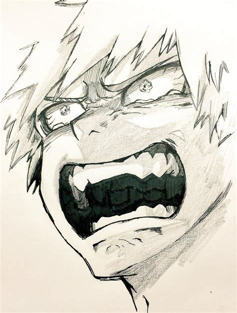 Easy Drawing Of Bakugou