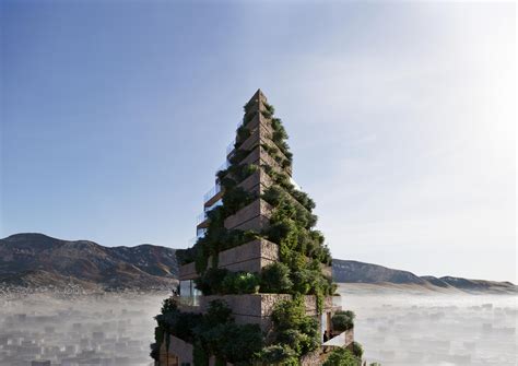 Albania's new tallest tower conceived as a greenery covered mountain