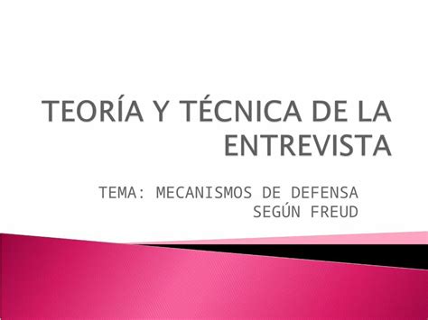 Ppt Mecanismos De Defensa Dokumen Tips