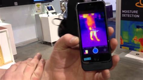 Flir One At Ces 2014 Sees Right Through Your Clothing Youtube