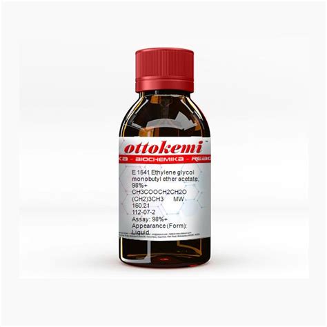 112-07-2|Ethylene glycol monobutyl ether acetate, 98%+| Ottokemi™